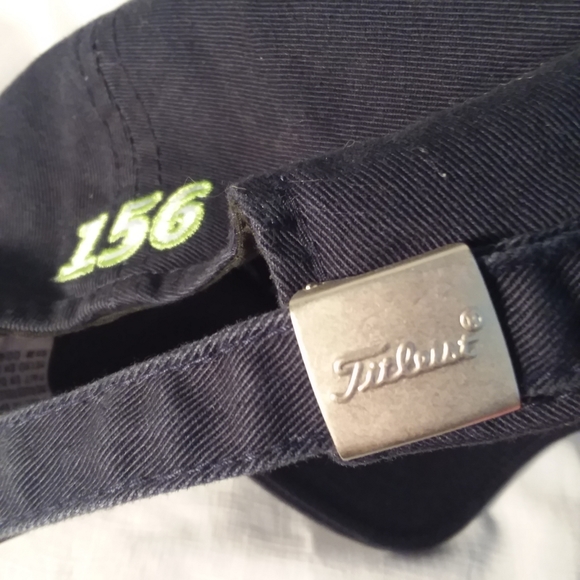 Titleist 156 Golf Baseball Cap Cotton Embroidered Dark Blue Strap Back Hat OSFM - Picture 8 of 15